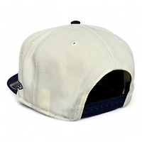 Knoxville Ice Bears X Scruffy City Shiners Chrome and Navy New Era 9SEVENTY Stretch Snap Hat