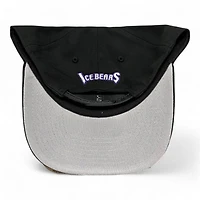 Knoxville Ice Bears X Scruffy City Shiners Black New Era 9SEVENTY Stretch Snap Hat