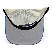 Knoxville Ice Bears X Scruffy City Shiners Navy and White Mesh Trucker New Era 9FIFTY A-Frame Snapback Hat