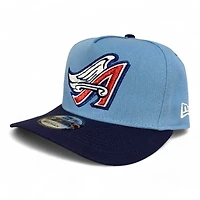 Los Angeles Angels Blue and Navy New Era 9FIFTY A-Frame Snapback Hat