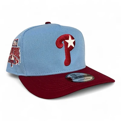 Philadelphia Phillies Blue and Maroon New Era 9FIFTY A-Frame Snapback Hat