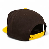 San Diego Padres Brown and Yellow New Era 9FIFTY A-Frame Snapback Hat