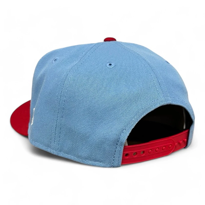 St. Louis Cardinals Light Blue and Red New Era 9FIFTY A-Frame Snapback Hat