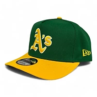 Oakland Athletics Green and Yellow Green UV New Era 9FIFTY A-Frame Snapback Hat