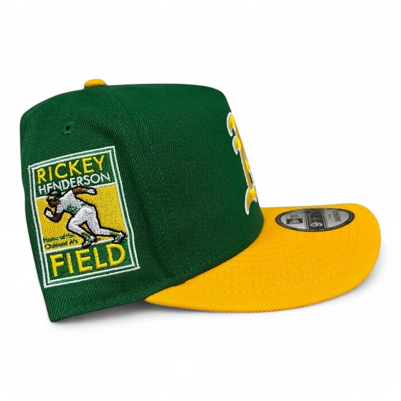 Oakland Athletics Green and Yellow Green UV New Era 9FIFTY A-Frame Snapback Hat