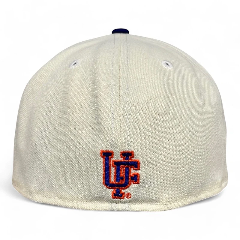 Florida Gators Chrome and Royal Blue 2006 National Champions Patch Green UV New Era 59FIFTY Fitted Hat