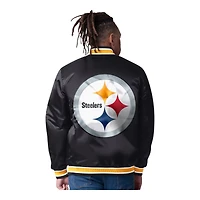 Pittsburgh Steelers 2024 Reversible Black and Yellow Satin Starter Full- Snap Jacket