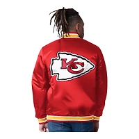 Kansas City Chiefs 2024 Reversible Red and Gold Satin Starter Full-Snap Jacket