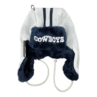 Dallas Cowboys Retro Helmet Head New Era Trapper Knit Hat