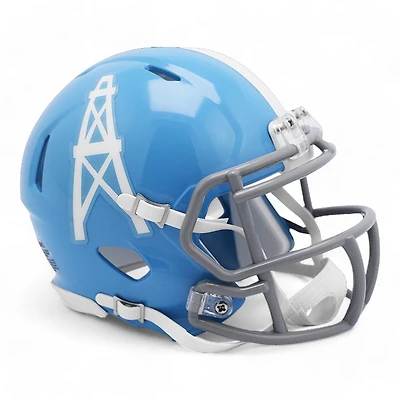Houston Oilers Blue 1960-1962 Throwback Riddell Speed Mini Helmet