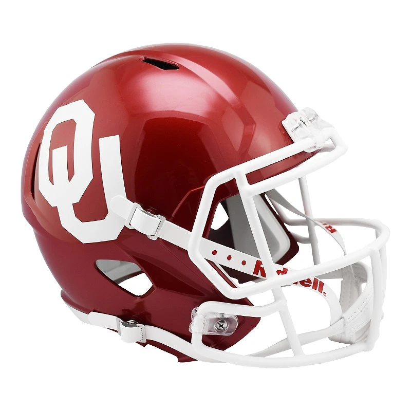 Oklahoma Sooners Red Riddell Replica Speed Full Size Helmet
