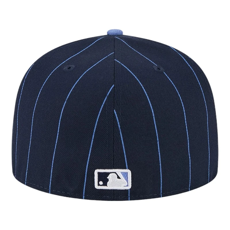 Los Angeles Dodgers City Connect Throwback Pinstripe Gray UV New Era 59FIFTY Fitted Hat