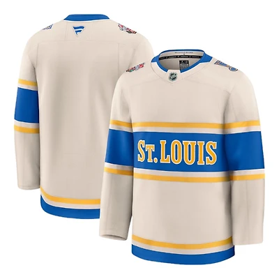St. Louis Blues Cream 2025 NHL Winter Classic Premium Blank Jersey