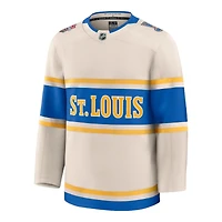 St. Louis Blues Cream 2025 NHL Winter Classic Premium Blank Jersey