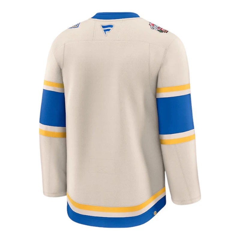 St. Louis Blues Cream 2025 NHL Winter Classic Premium Blank Jersey