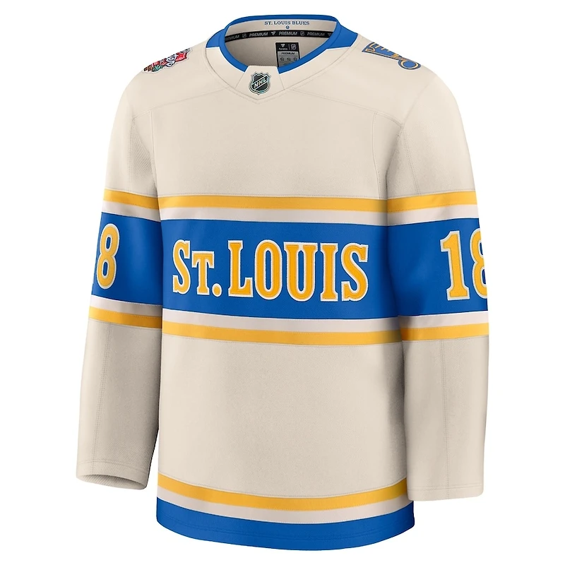 St. Louis Blues Robert Thomas Cream 2025 NHL Winter Classic Premium Jersey