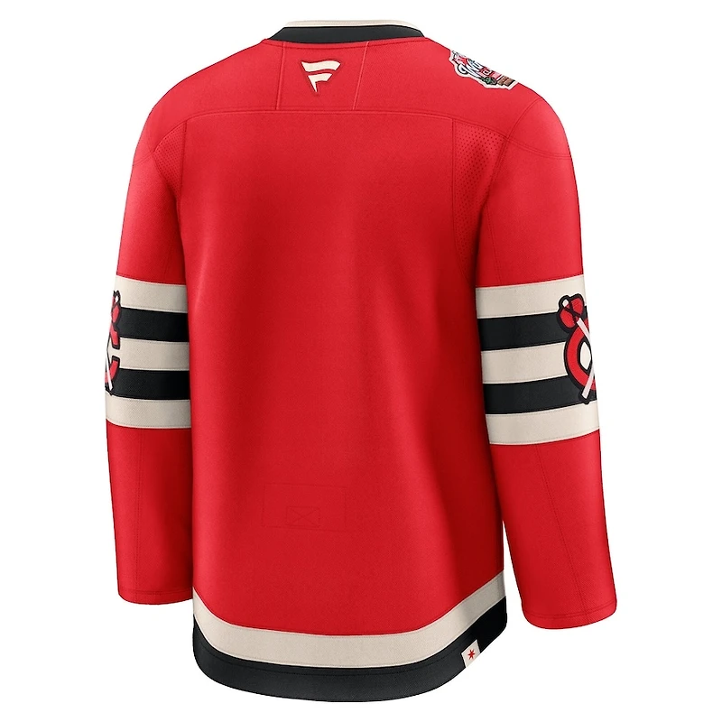 Chicago Blackhawks Red 2025 NHL Winter Classic Premium Blank Jersey