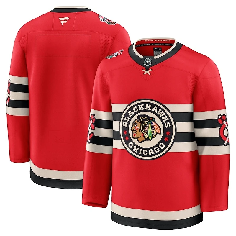Chicago Blackhawks Red 2025 NHL Winter Classic Premium Blank Jersey