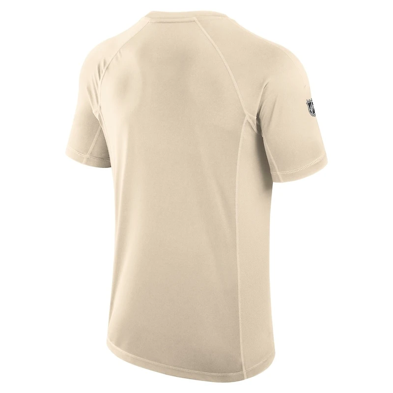 St. Louis Blues Tan 2025 NHL Winter Classic Authentic Pro Poly Tech T-Shirt