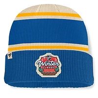 St. Louis Blues Blue and Cream 2025 NHL Winter Classic Fanatics Cuffed Beanie Hat