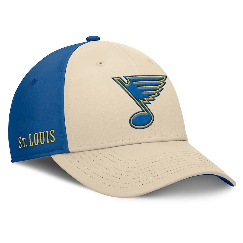 St. Louis Blues Cream and Blue 2025 Winter Classic Fanatics Flex Hat
