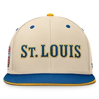 St. Louis Blues Cream and Blue 2025 Winter Classic Fanatics Snapback Hat