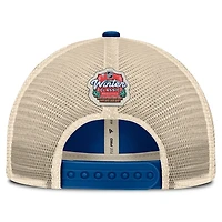 St. Louis Blues Blue and Cream 2025 Winter Classic Fanatics Trucker Adjustable Hat