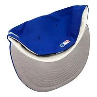 Los Angeles Dodgers Majestic Blue 2024 World Series Champions Patch Gray UV New Era 59FIFTY Fitted Hat