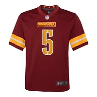 Youth Washington Commanders Jayden Daniels Burgundy Nike Game Jersey