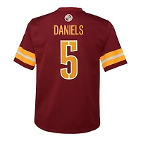 Youth Washington Commanders Jayden Daniels Burgundy Nike Game Jersey