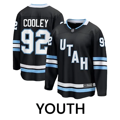 Youth Utah Hockey Club Logan Cooley Black Breakaway NHL Jersey
