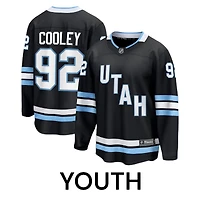 Youth Utah Hockey Club Logan Cooley Black Breakaway NHL Jersey