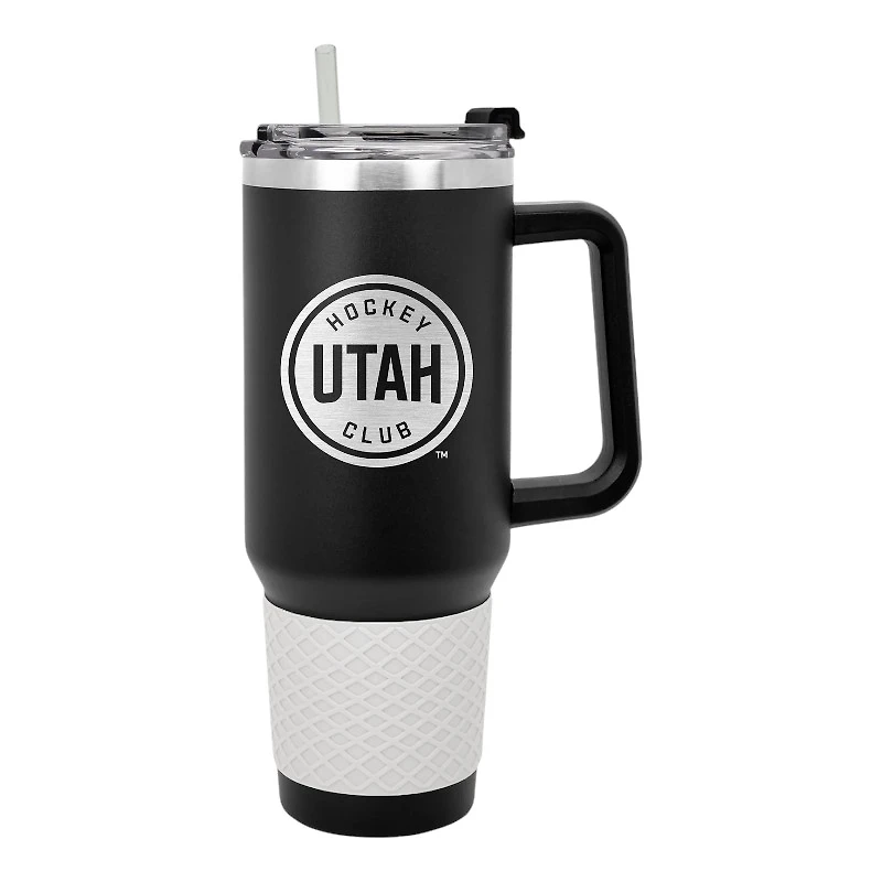 Utah Hockey Club Black 40 oz. Colossus Travel Mug Tumbler with Handle