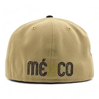 Mexico Vegas Gold and Black "Gallo de Sinaloa" Grey UV New Era 59FIFTY Fitted Hat