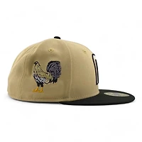 Mexico Vegas Gold and Black "Gallo de Sinaloa" Grey UV New Era 59FIFTY Fitted Hat
