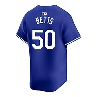 Los Angeles Dodgers Mookie Betts Royal Blue Red Number Alternate Nike Limited Player Jersey
