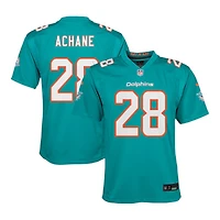 Youth Miami Dolphins De’Von Achane Aqua Teal Nike Game Jersey