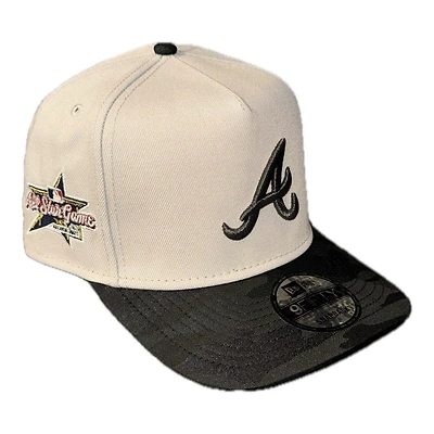Atlanta Braves Stone and Black Camo 2025 All Star Game Patch New Era 9FIFTY A-Frame Snapback Hat