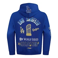 Los Angeles Dodgers Royal Blue 2024 World Series Pro Standard Fleece Hoodie