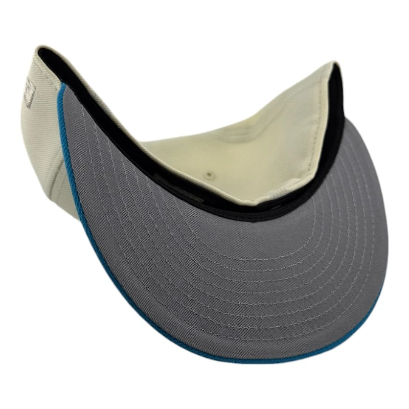 Miami Marlins Chrome and Blue 2017 ASG Patch Gray UV New Era 59FIFTY Fitted Hat