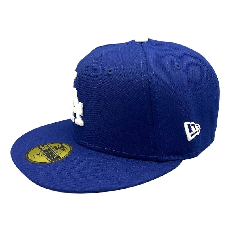 Los Angeles Dodgers Royal Blue 2024 World Series Gray UV New Era 59FIFTY Fitted Hat