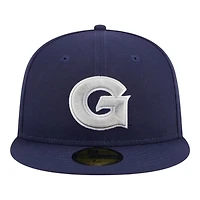 Georgetown Hoyas Navy Basic NCAA New Era 59FIFTY Fitted Hat