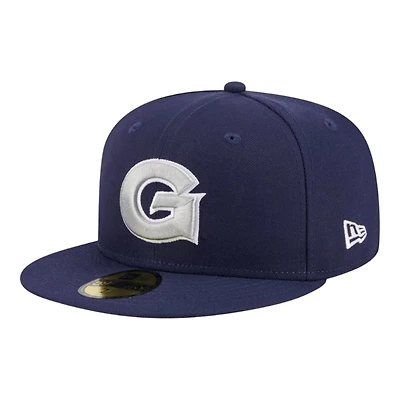 Georgetown Hoyas Navy Basic NCAA New Era 59FIFTY Fitted Hat