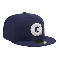 Georgetown Hoyas Navy Basic NCAA New Era 59FIFTY Fitted Hat
