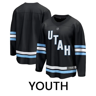 Youth Utah Hockey Club Blank Black Breakaway NHL Jersey