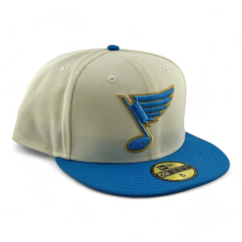 St. Louis Blues Light Blue Gray UV NHL New Era 59FIFTY Fitted Hat