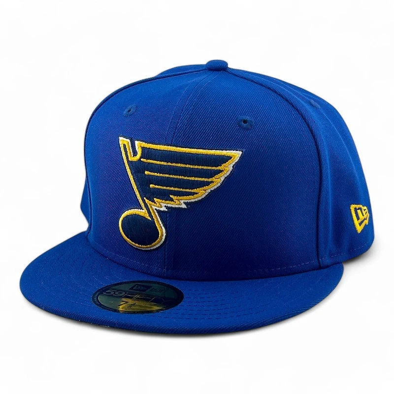 St. Louis Blues Royal Blue with Yellow Gray UV NHL New Era 59FIFTY Fitted Hat