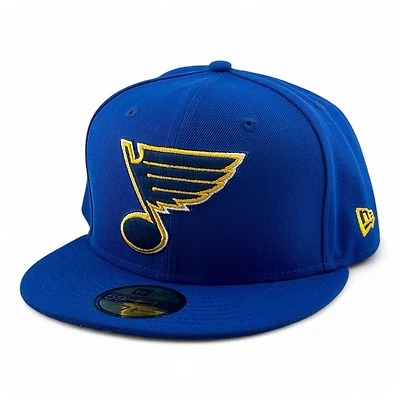 St. Louis Blues Royal Blue with Yellow Gray UV NHL New Era 59FIFTY Fitted Hat