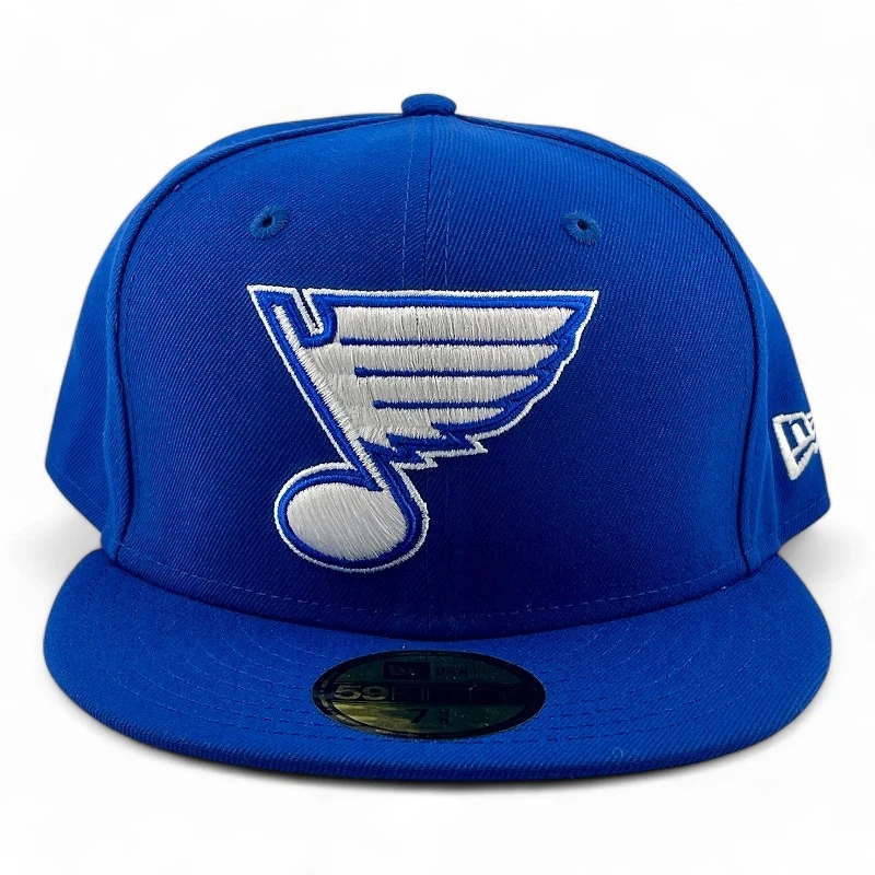 St. Louis Blues Royal Blue with White Gray UV NHL New Era 59FIFTY Fitted Hat