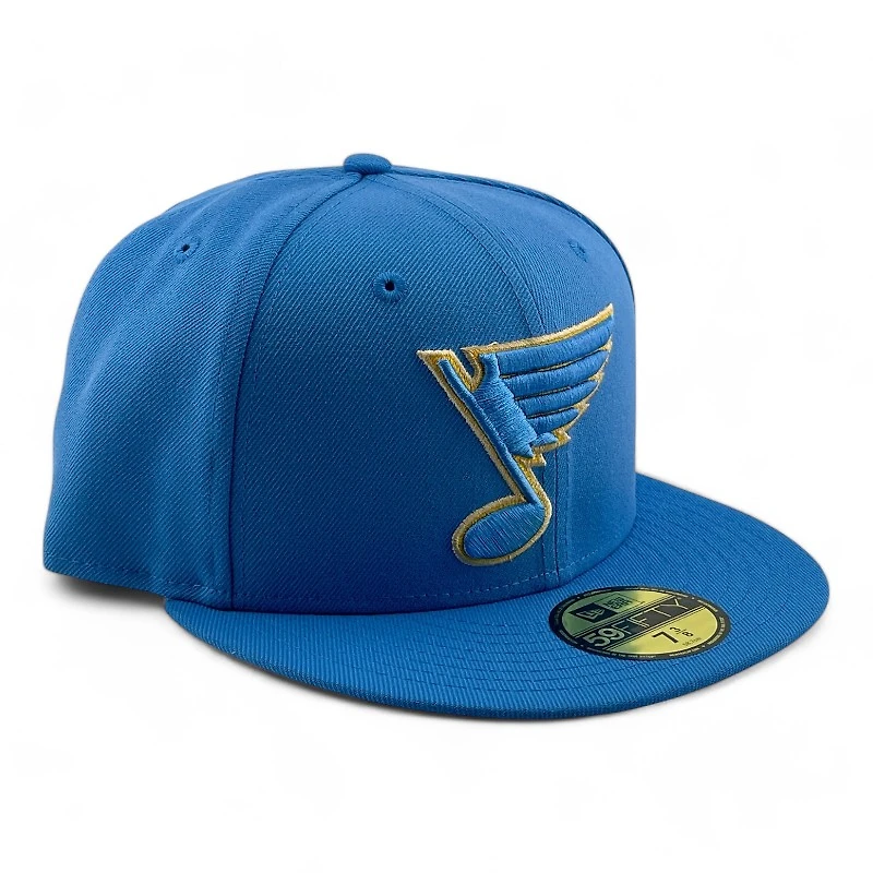 St. Louis Blues Light Blue Gray UV NHL New Era 59FIFTY Fitted Hat